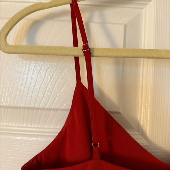 Lulu's Rust-Colored Midi Dress - Picture 6 of 7